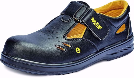 Obrázek z RAVEN MF ESD S1 SRC sandál 36 černá 